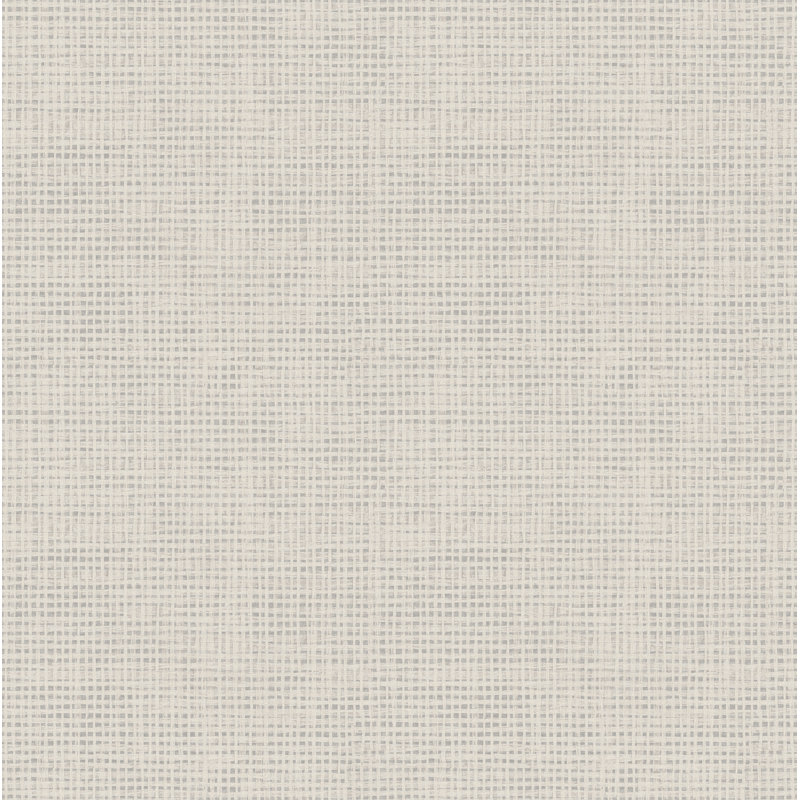 Rouleau de papier peint à motif d'écume de mer L 33 pi x l 20,5 po Nicolasa Nimmie, Gris pâle