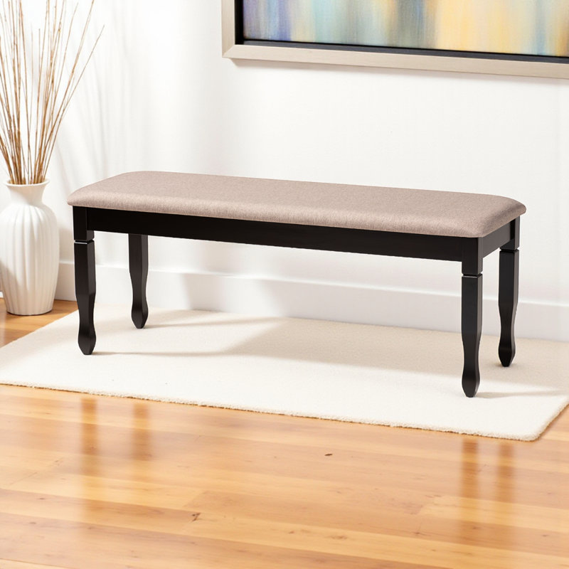 Banc en tissu Gethyn Sand Sand, Marron foncé, Sable