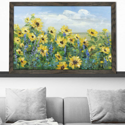 «Sunflower Fields Forever» par - Peinture