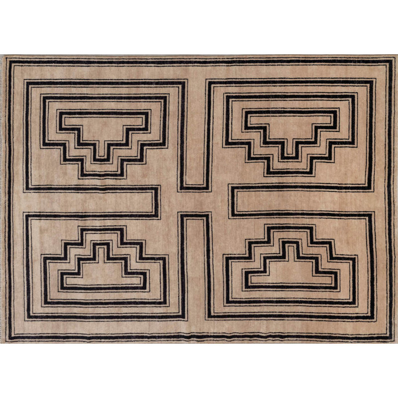 Contemporary, Stuart Street Collection Hand Knotted Wool Oriental Area Rug