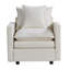 Fauteuil de lecture rembourré en tissu-879411428