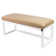 Faux Leather Upholstered Bench