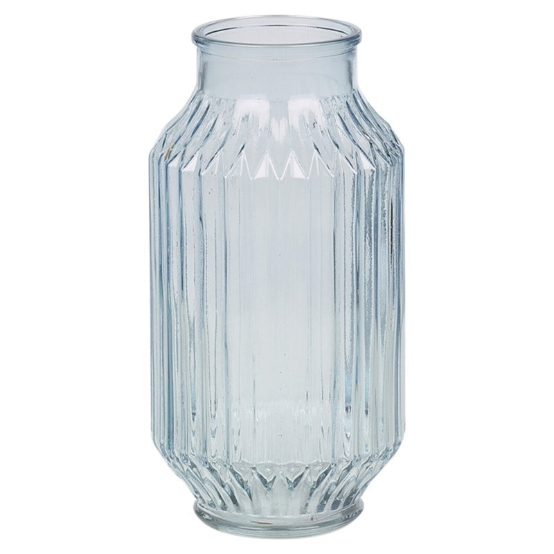 Iva Glass Table Vase, Blue