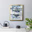 Toile encadrée de qualité supérieure Blue Memories II - prête à être accrochée-1125836742-1125836741