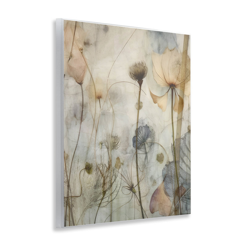 Subtle Botanicals Pattern Wall Plaque Art by Lettered and Lined
