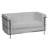 Hercules Regal Series Contemporary LeatherSoft Loveseat with Encasing Frame-24677642