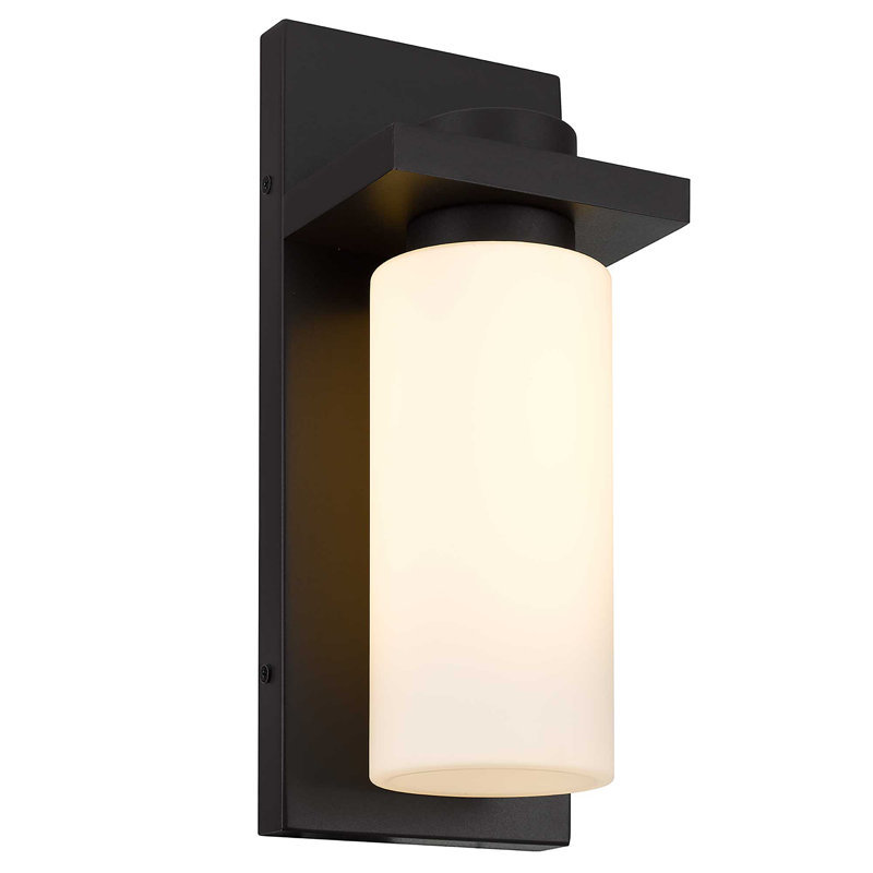 Kast LED Sconce for Indoor/Outdoor Use, Clean Shaker-Inspired Design, 3-CCT Selectable, Wet Rated, 14" H x 5.5" W x 5.125" D