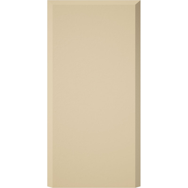 Bloc de socle standard en uréthane avec rebord biseauté, l 4 po x H 8 po x P 1 po, brun clair apprêté