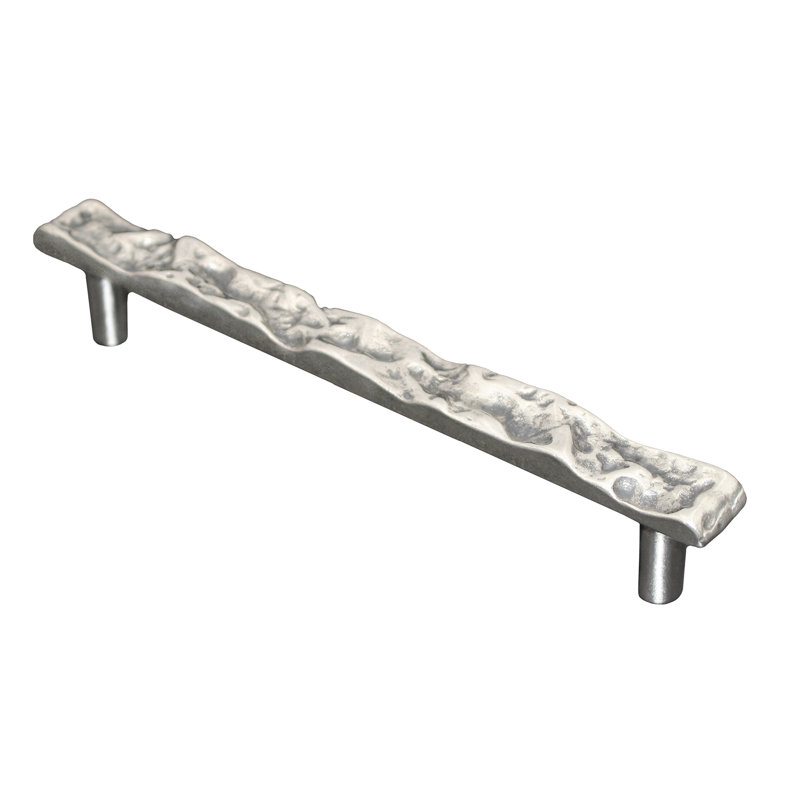 Poignée en pierre, 6 3/10", Bronze blanc