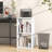 2-cube Bookcase Open Back Bookshelf With Anti-tip Kit Modern Style Organizer-1687777185