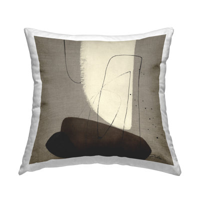 Design de coussin décoratif à formes naturelles et oblongues par Patricia Pinto