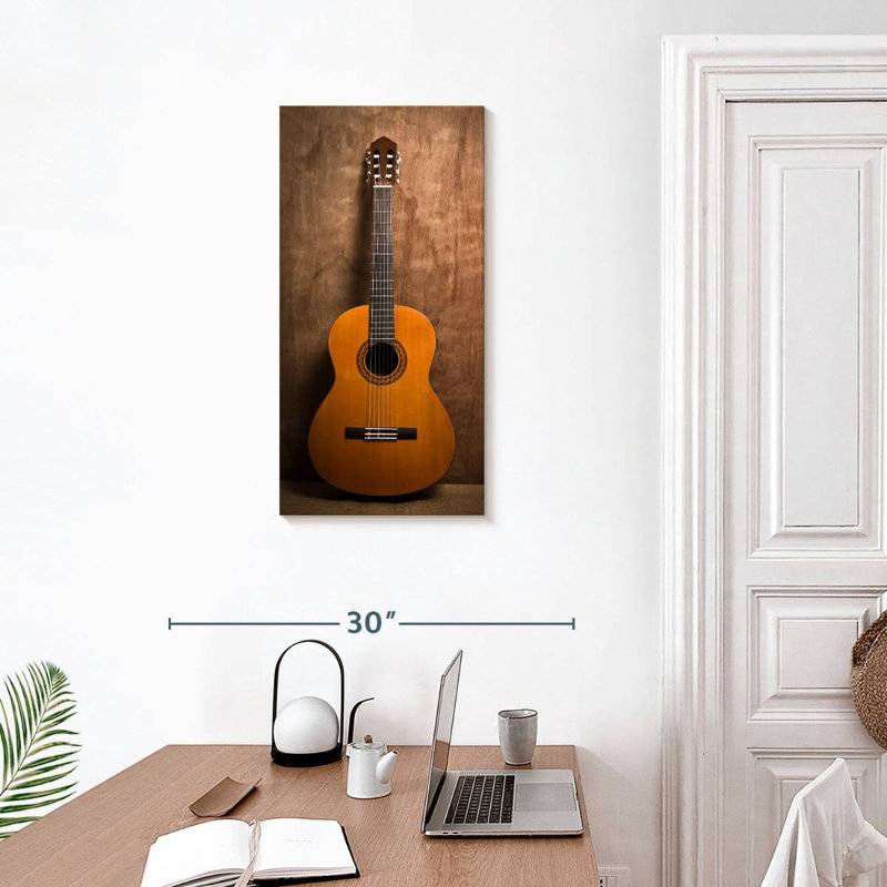 Classical Guitar, 30" H x 15" W