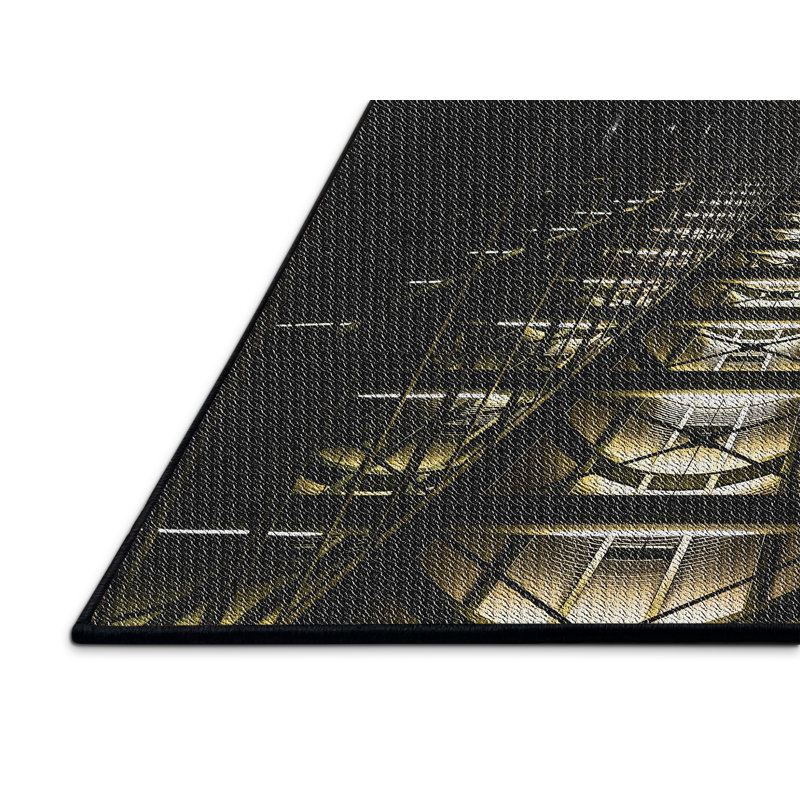 Tapis noir, Rectangle 5 pi x 7 pi