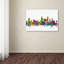 «Chicago Illinois Skyline», reproduction d'impression sur toile tendue-15823092