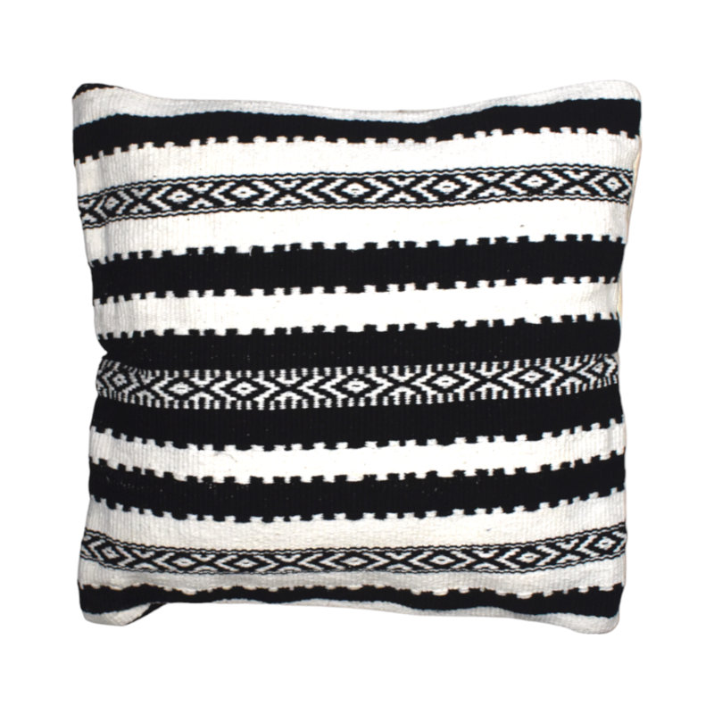 Hutchison Striped Square Throw Cushion