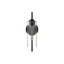 Applique murale 1 lumière Niccol 16 po avec verre transparent en nickel brossé Niccol-126501942-129439493