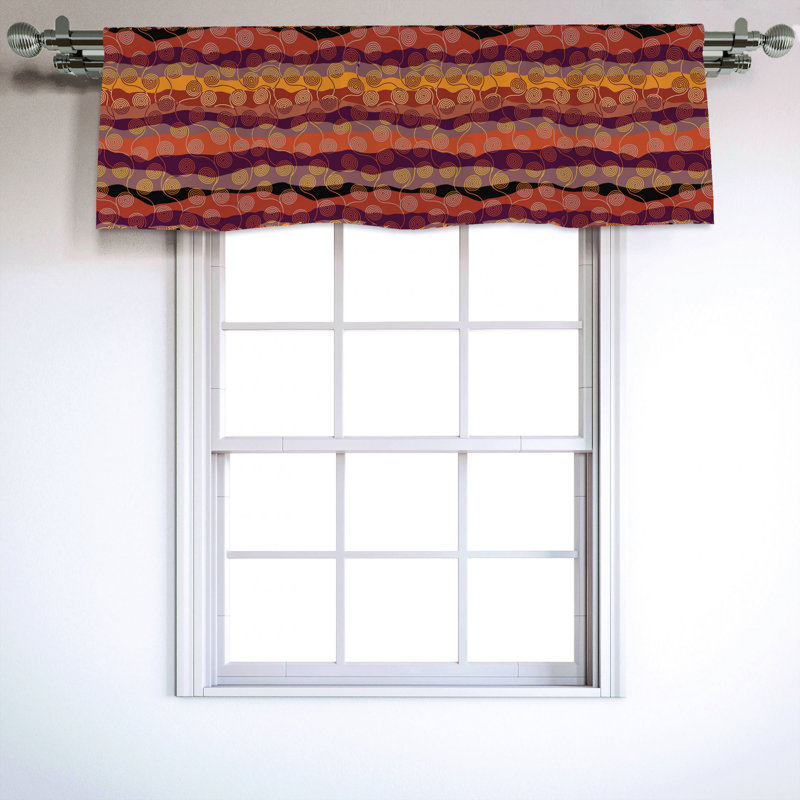 Sateen Ruffled Window Valance