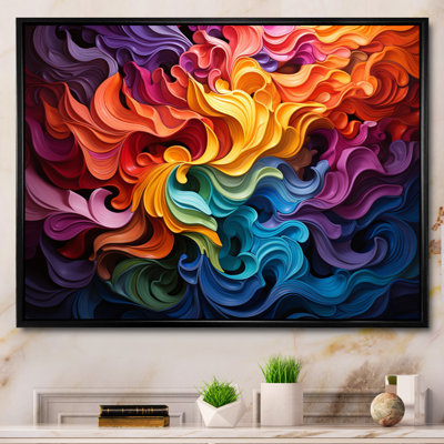 Opt Art Vibrant Illusions II - Op Art Framed Wall Art