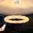 Ilus 32" Dimmable LED Ring Crystal Chandelier 3000-6000K Infinity Dimmable Lighting