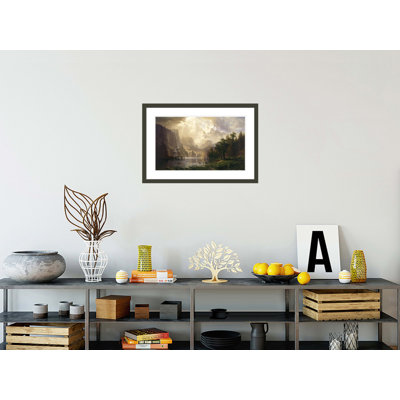 Among the Sierra Nevada California by Albert Bierstadt -Framed Giclee Print