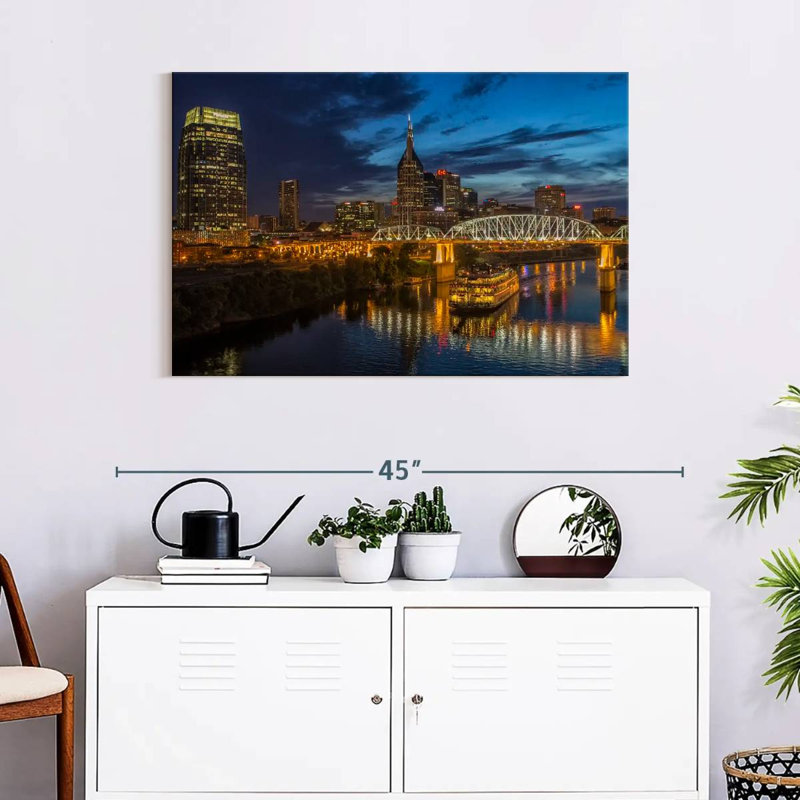 Rorry Nashville Night, 24" H x 36" W