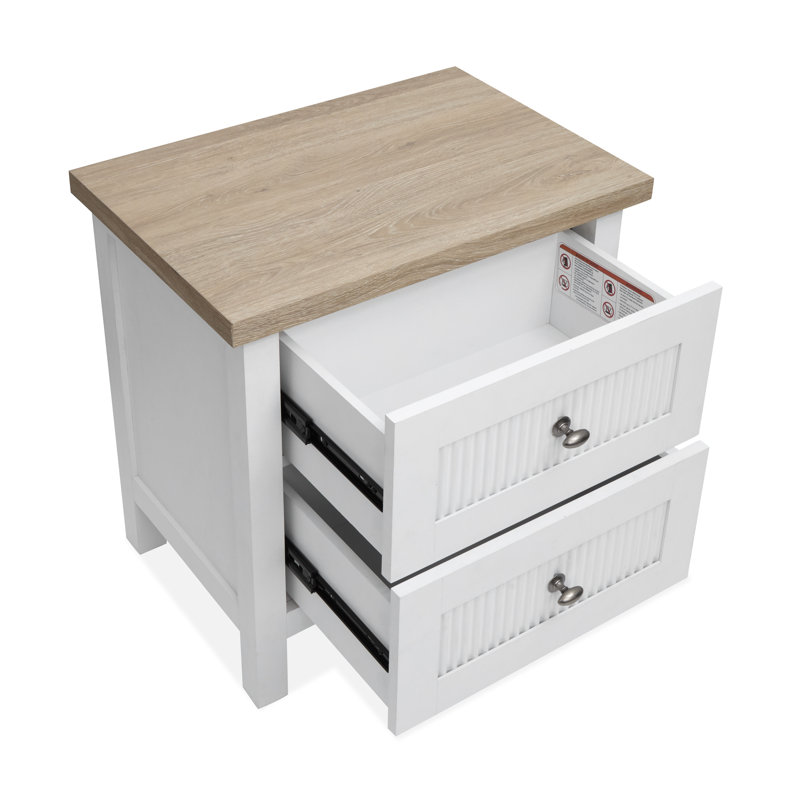King Panel Bed With 2 Nightstands, 3 Pcs: Bed, 2 Nightstands, King