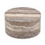 Table basse ronde en bois aggloméré à motif caverne, design compact pour les salons industriels et minimalistes, durable et élégant