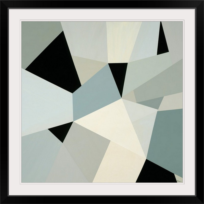 Brittiny «Adapt II» par Reproduction d'art, Cadre noir, H 24 po x l 24 po x P 1 po