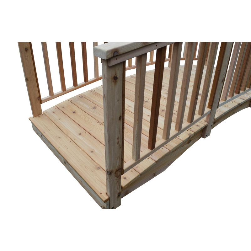 Pont-balustre Western Cedar 12 pi, Sans finition