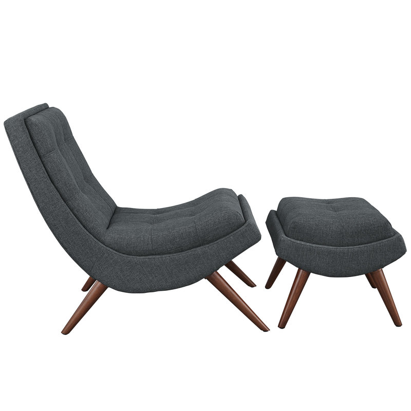 Ensemble de chaise longue Modway, Gris foncé