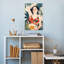 «Serene Tropical Pasta Dreamy Peaceful Serene Nature Summer», art mural-129150658