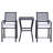 3-Piece Patio Bar Set With Soft Cushions