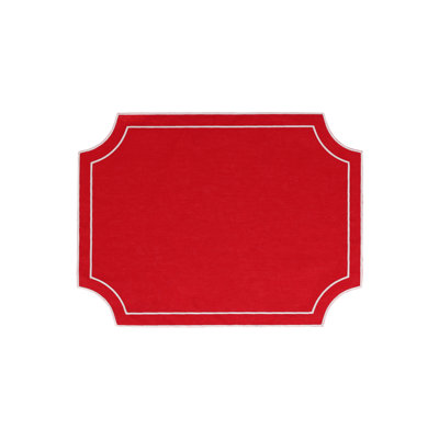 Tessuti Rectangular Placemats with Stitching
