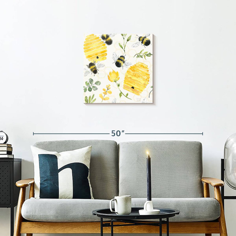 Bee Harmony III, 20" H x 20" W
