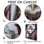 Chaman, chouette blanche, sagesse, hibou, art mural, salon-1555276858-1555276863