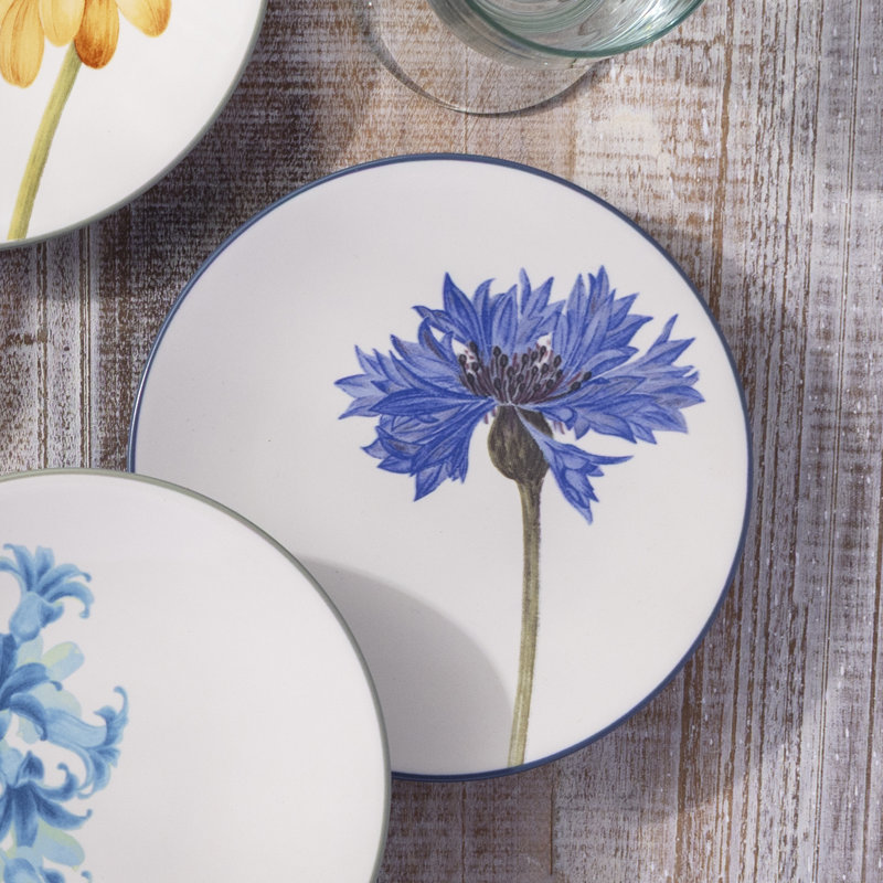 Assiettes à apéritif floral 6,25 po Noritake Colorwave, Blue