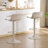 Meli Swivel Bar Stools With Back Modern Height Adjustable & Easy-Clean PP Plastic Barstools for Kitchen Island Bar-486521592