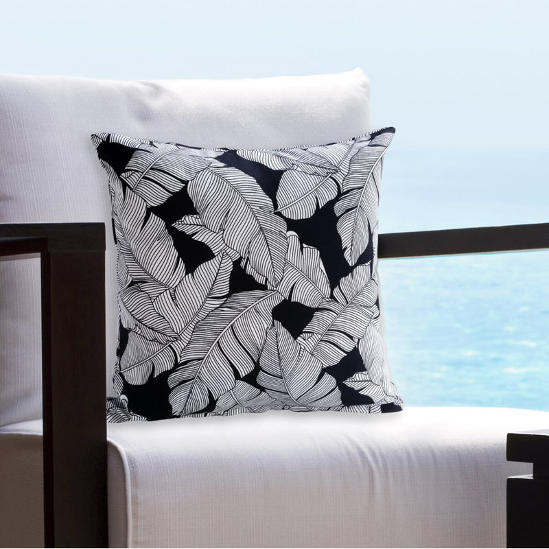 Floral Outdoor Throw Pillow, 16" x 16"