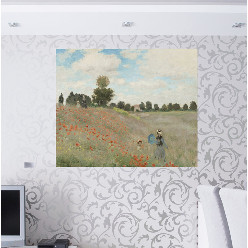 Poppies by Claude Monet - Wrapped Canvas Print, 41cm H x 61cm W