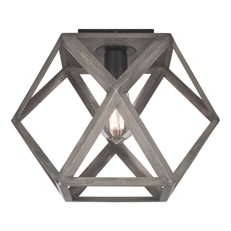 Wood Flush Mount