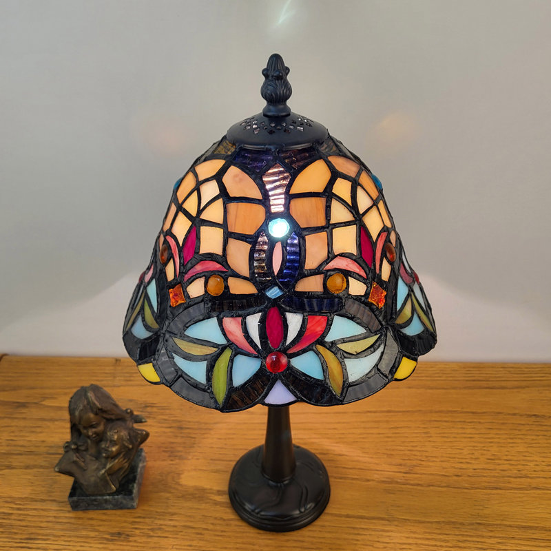 Lampe de table noire 16 po