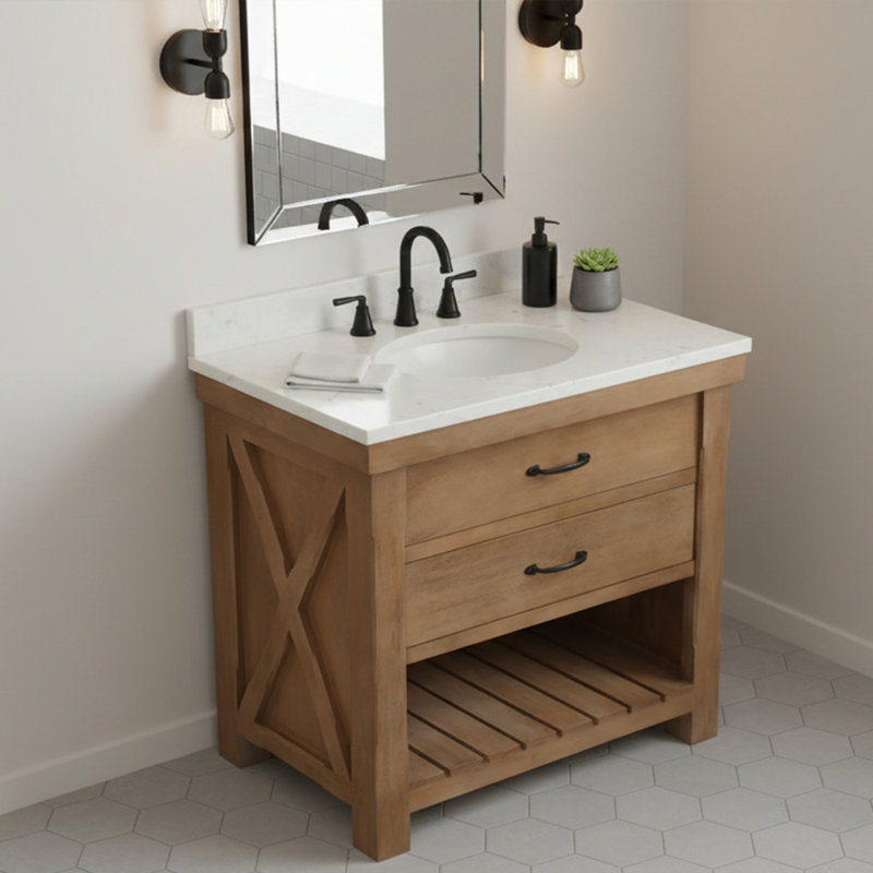 Meuble-lavabo simple 36 '