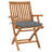 Teak Patio Chair with Cushions-233902361