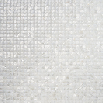 Mother of Pearl 1" x 1" Seashell Grid Mosaic Tile