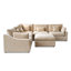 Canapé modulaire avec repose-pieds 6 pièces Elowen-321688282