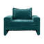 Fauteuil en chenille de luxe avec accoudoirs larges et support ergonomique-132397929