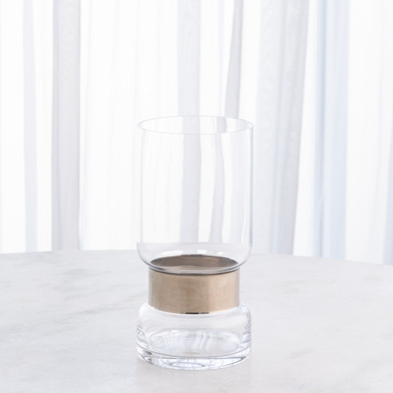Hurricane Candle Holder, 12" H x 6" W x 6" D