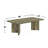 Rectangular Solid Wood Coffee Table, Mango Brown