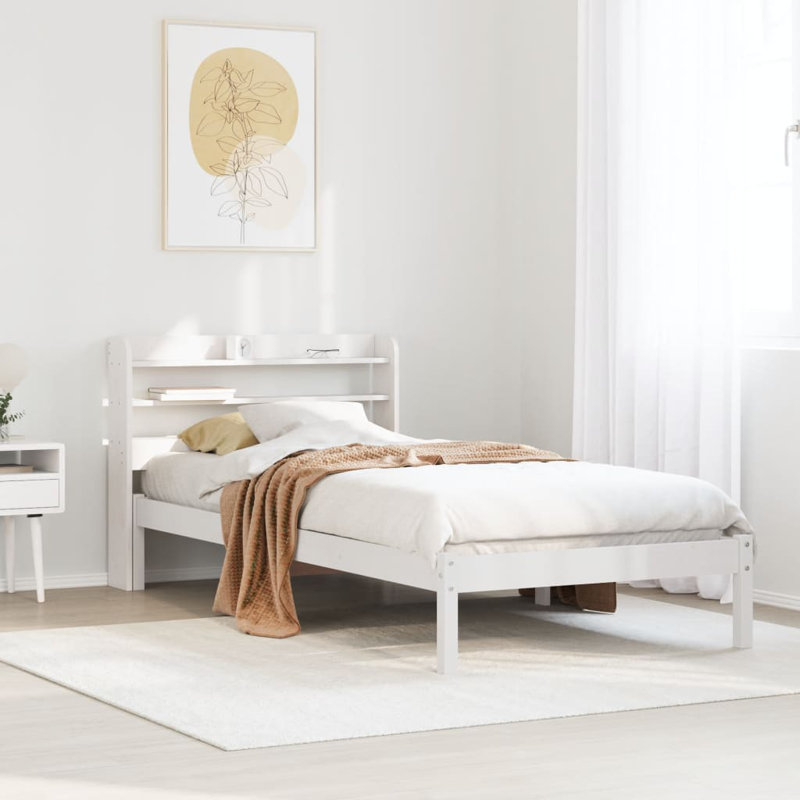 Chaudeville Solid Wood Storage Bed, Small Single (2'6)