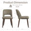 Chaise de salle à manger rembourrée Mason-783192103-783192100